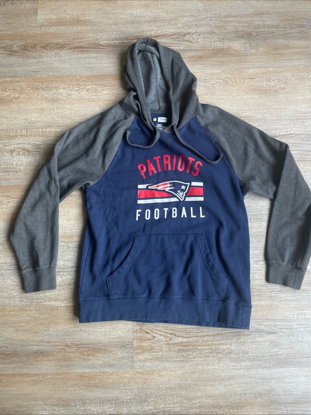 NFL Team Apparel New England Patriots Hooded Sweatshirt Hoodie SZ M